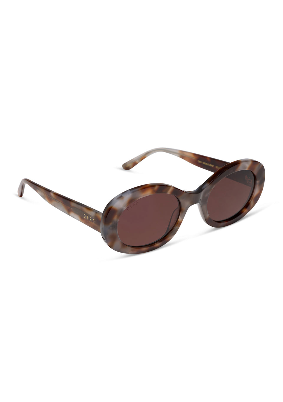 DIFF Eyewear Lainey Sunglasses - Dove Tortoise Brown