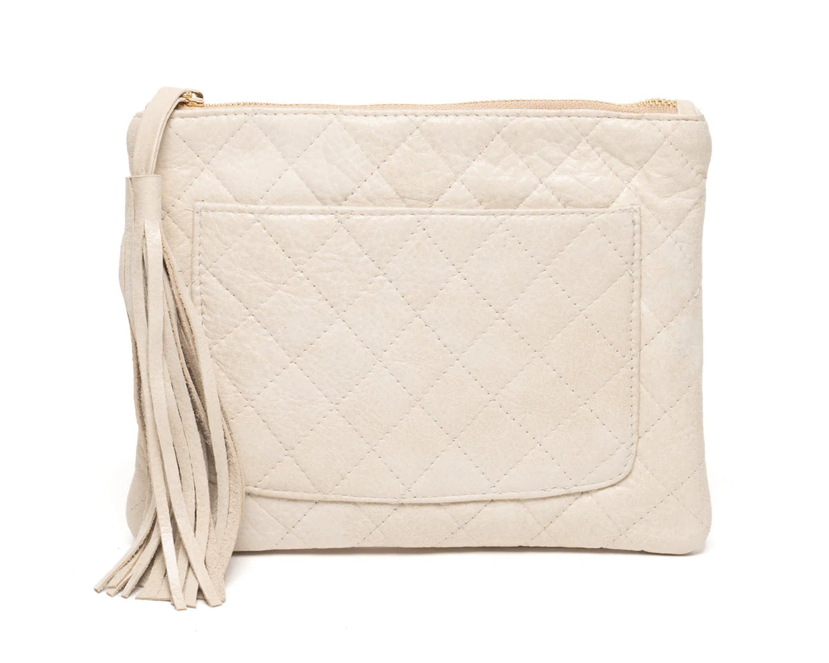 Laggo Bisou Quilted Pouch - Sand