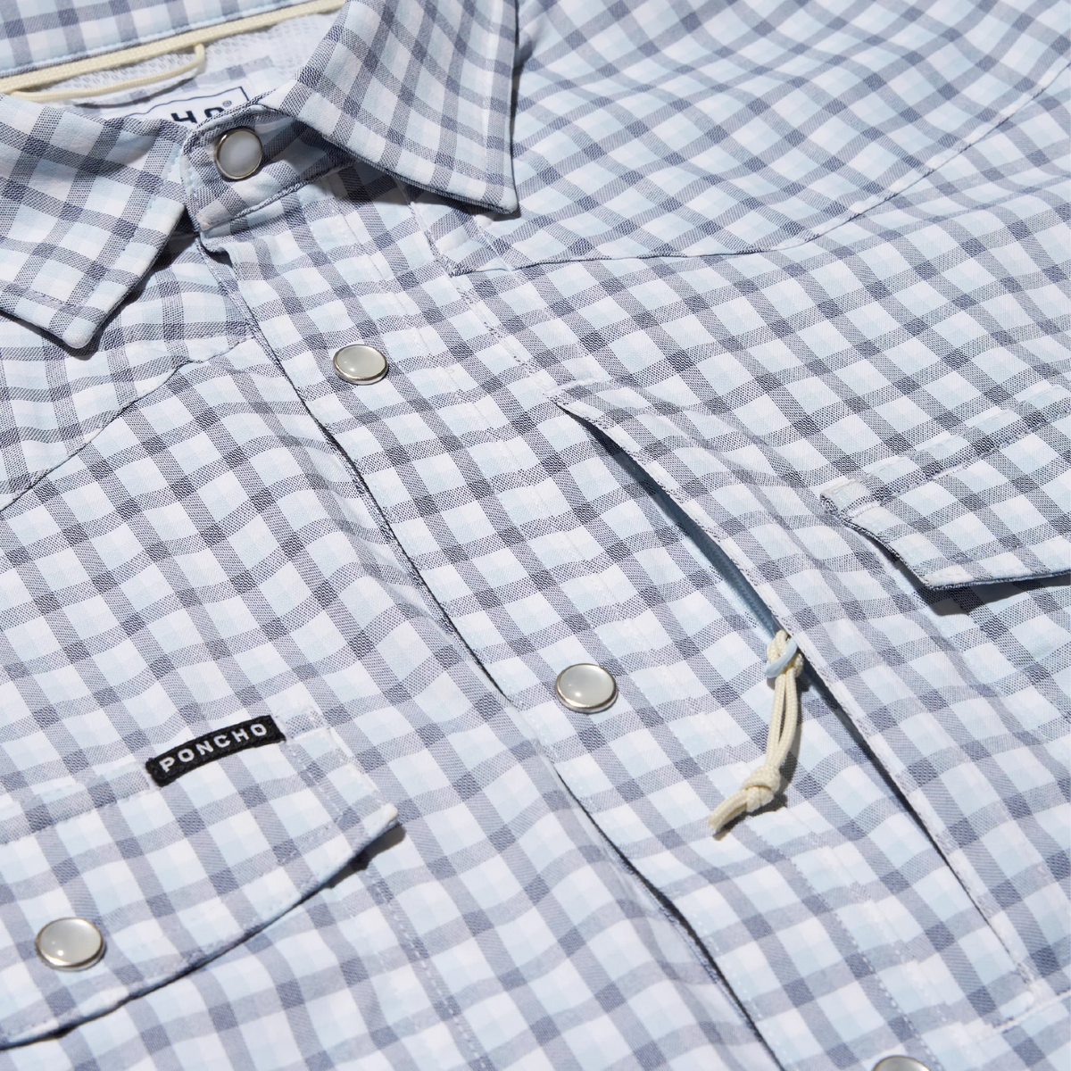 PONCHO Ultra-Lite Long Sleeve Shirt - The Blackfin