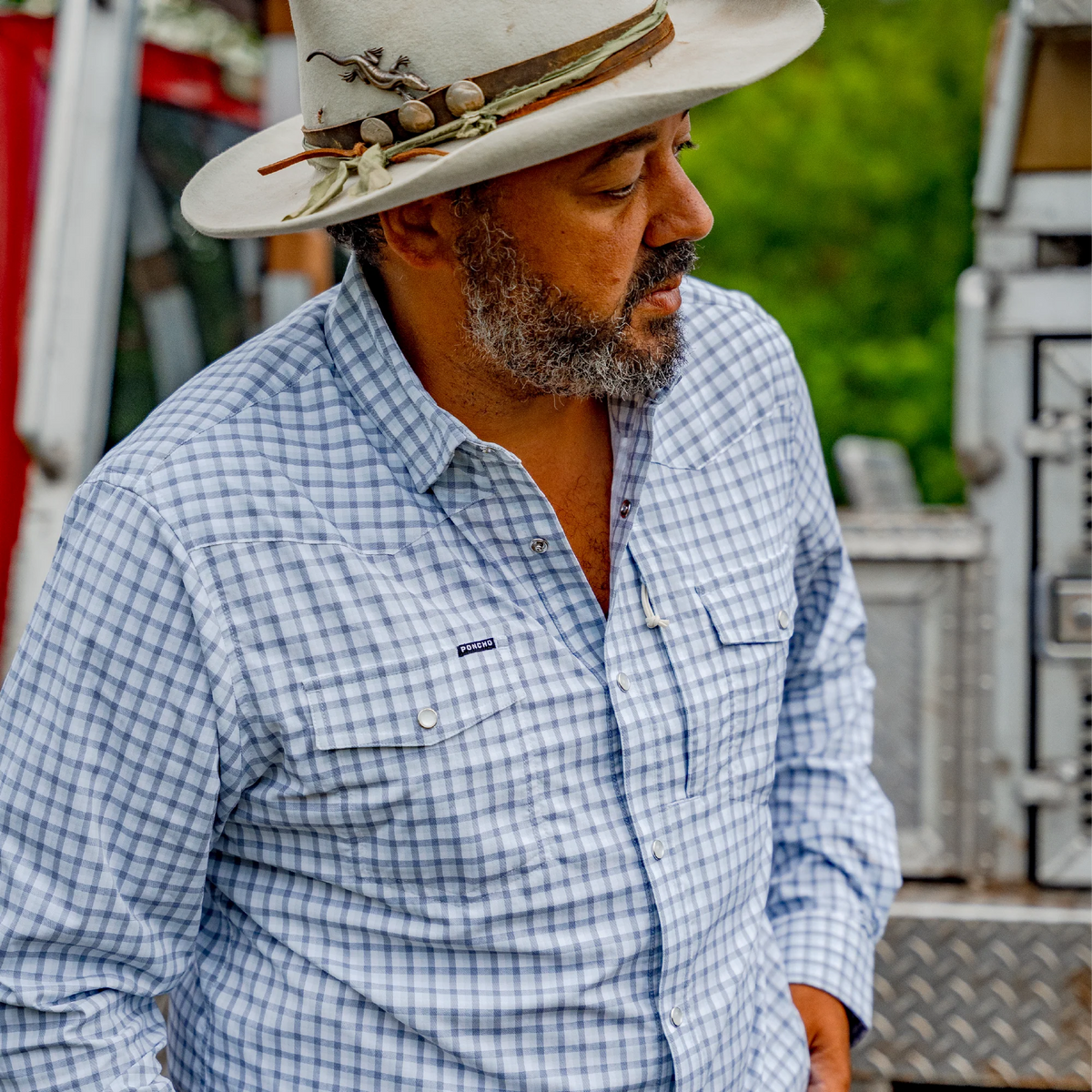 PONCHO Ultra-Lite Long Sleeve Shirt - The Blackfin