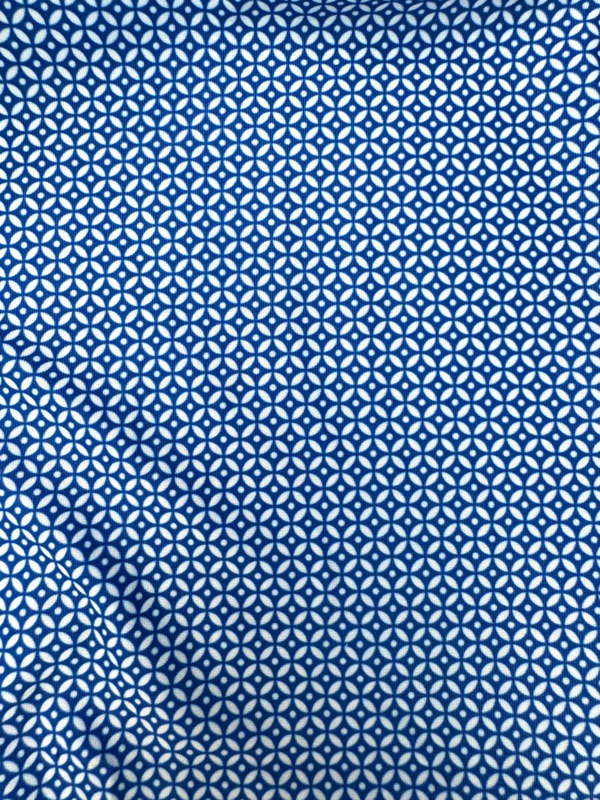 Collars & Co. Featherweight Flex Polo- Blue Mosaic