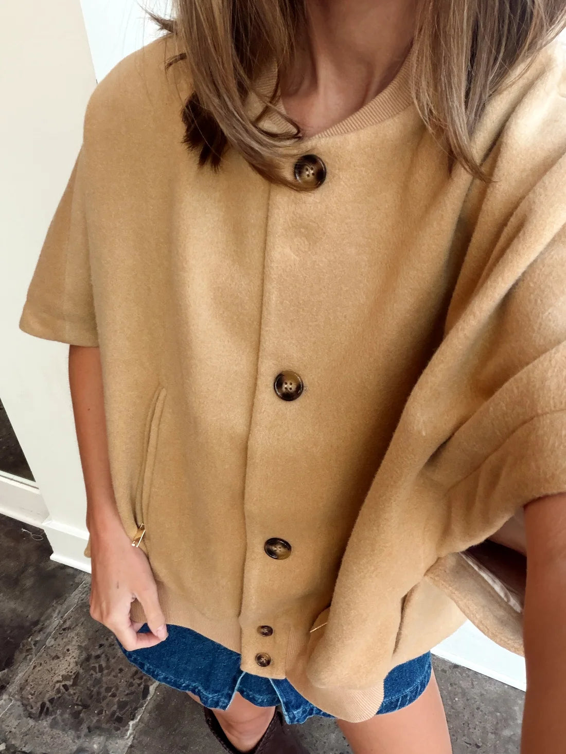 JS71 Harley Coat- Camel