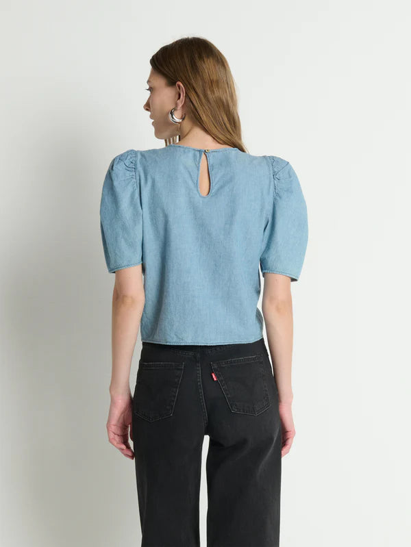 Nation Ltd. Cecily Baby Doll Top- Chambray