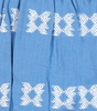 Mer St. Barth Estelle Womens Fringed Shirtdress - Sky White Embroidery