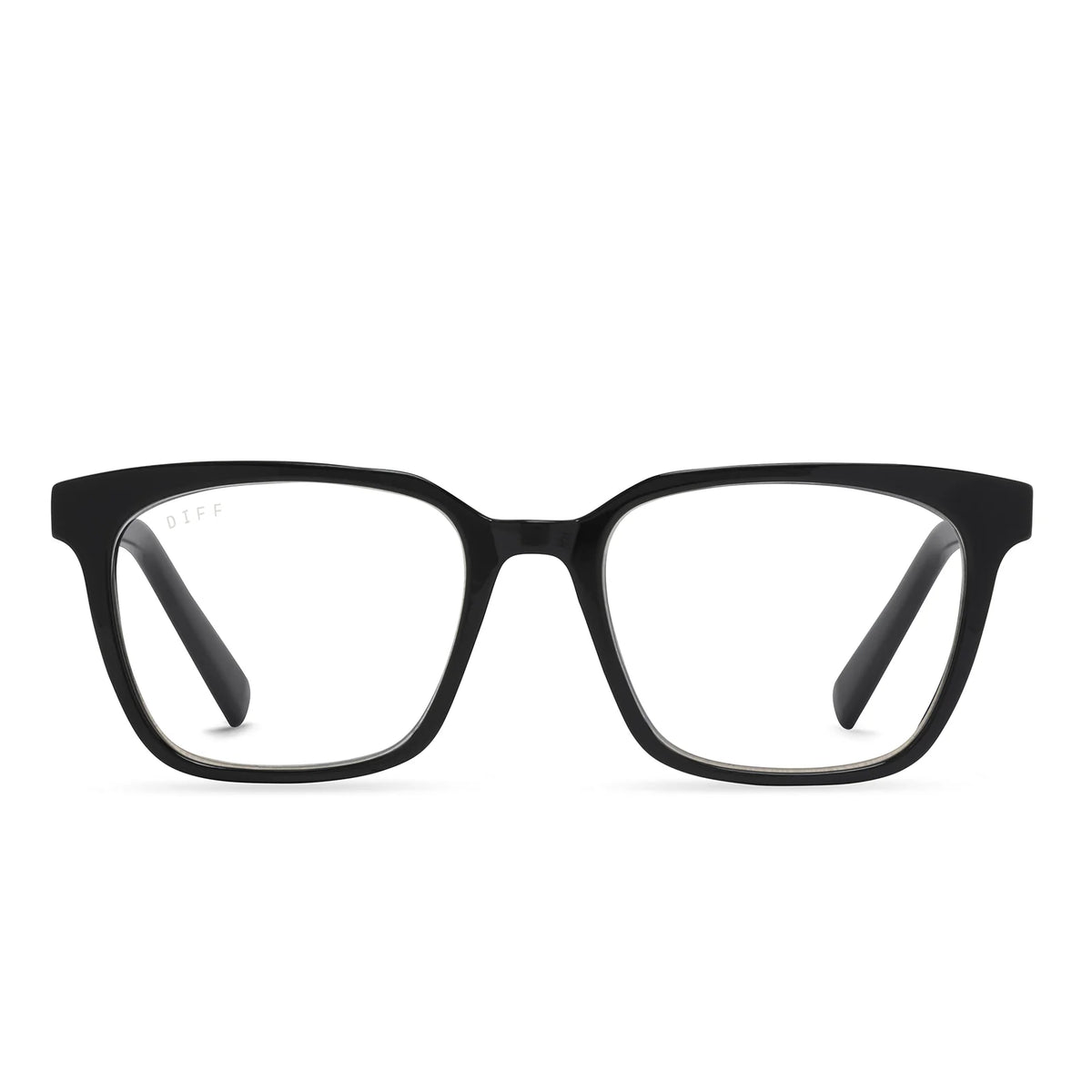 DIFF Eyewear Alex Black Blue Light Readers 1.25 - Black
