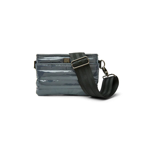 Think Royln Bum Bag Crossbody - Carbon Patent