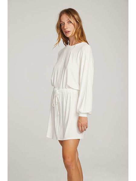 Chaser Saddle Mini Dress - White