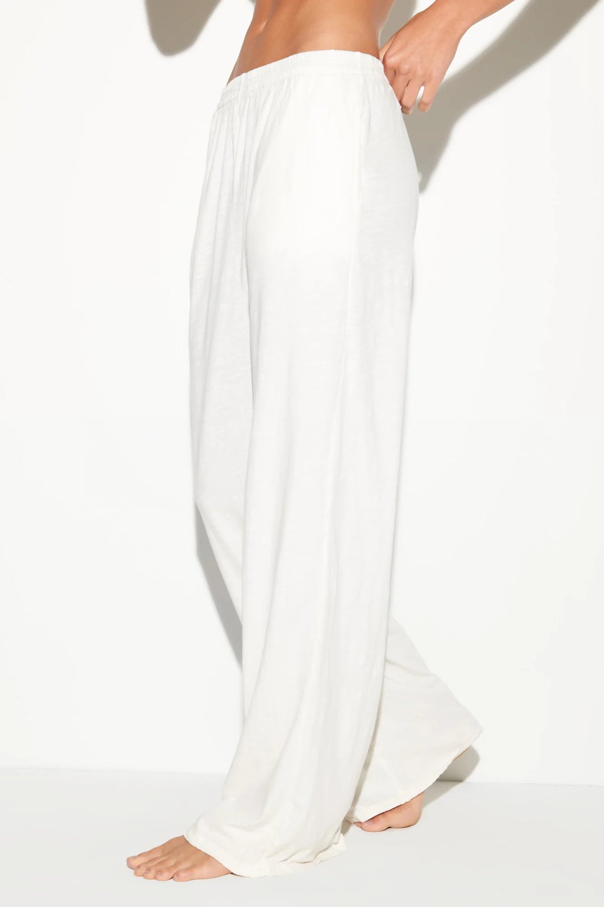 Spiritual Gangster Mika Slub Wide Leg Pant - Canvas