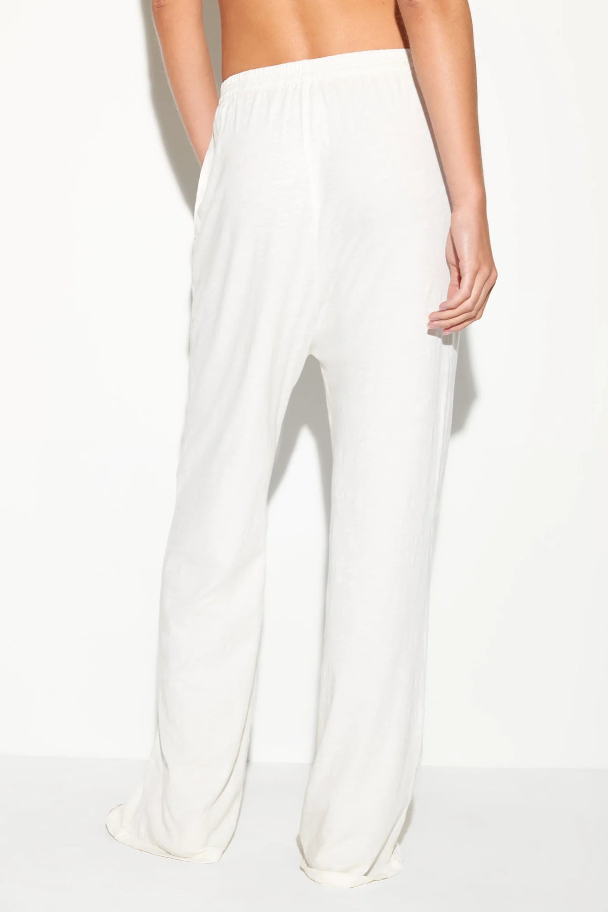 Spiritual Gangster Mika Slub Wide Leg Pant - Canvas