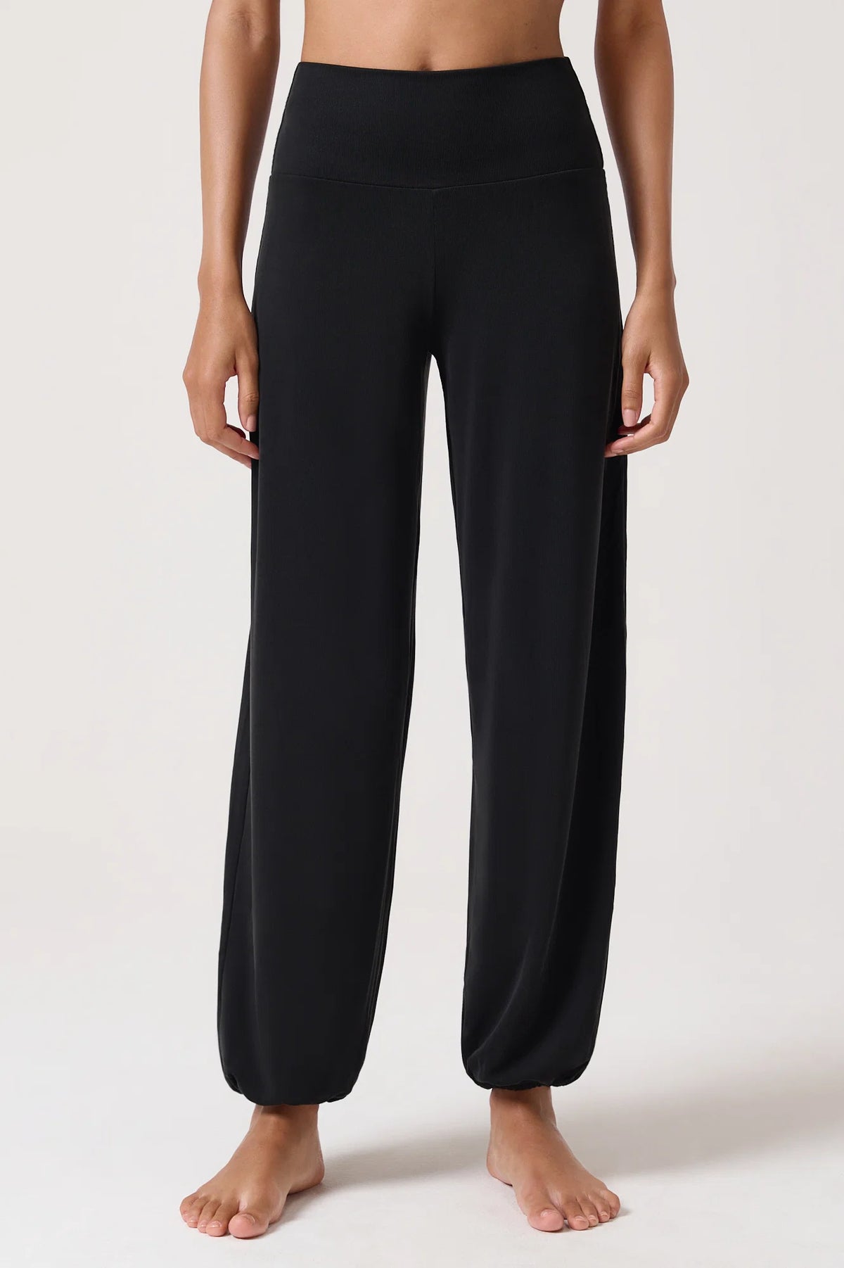Spiritual Gangster Zen Rib Karma Jogger Pant- Black