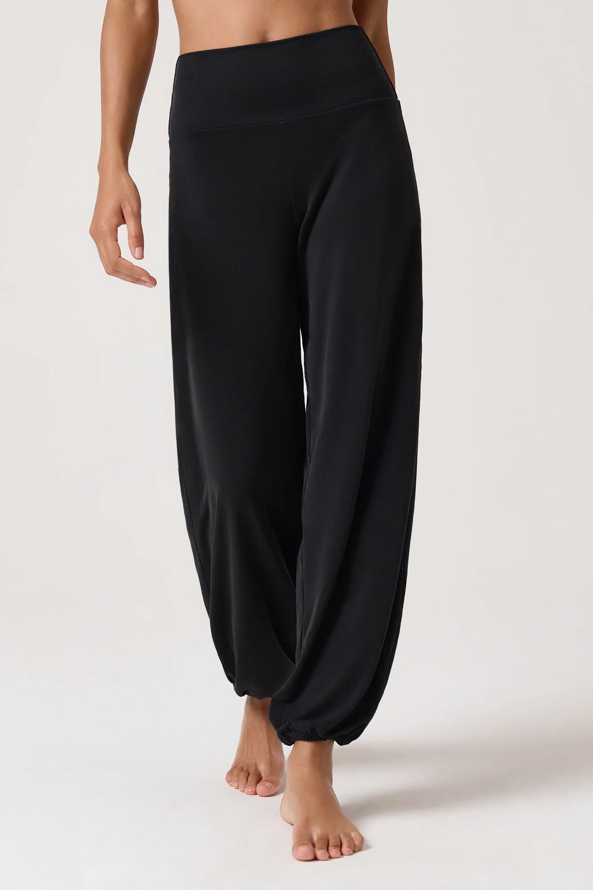 Spiritual Gangster Zen Rib Karma Jogger Pant- Black