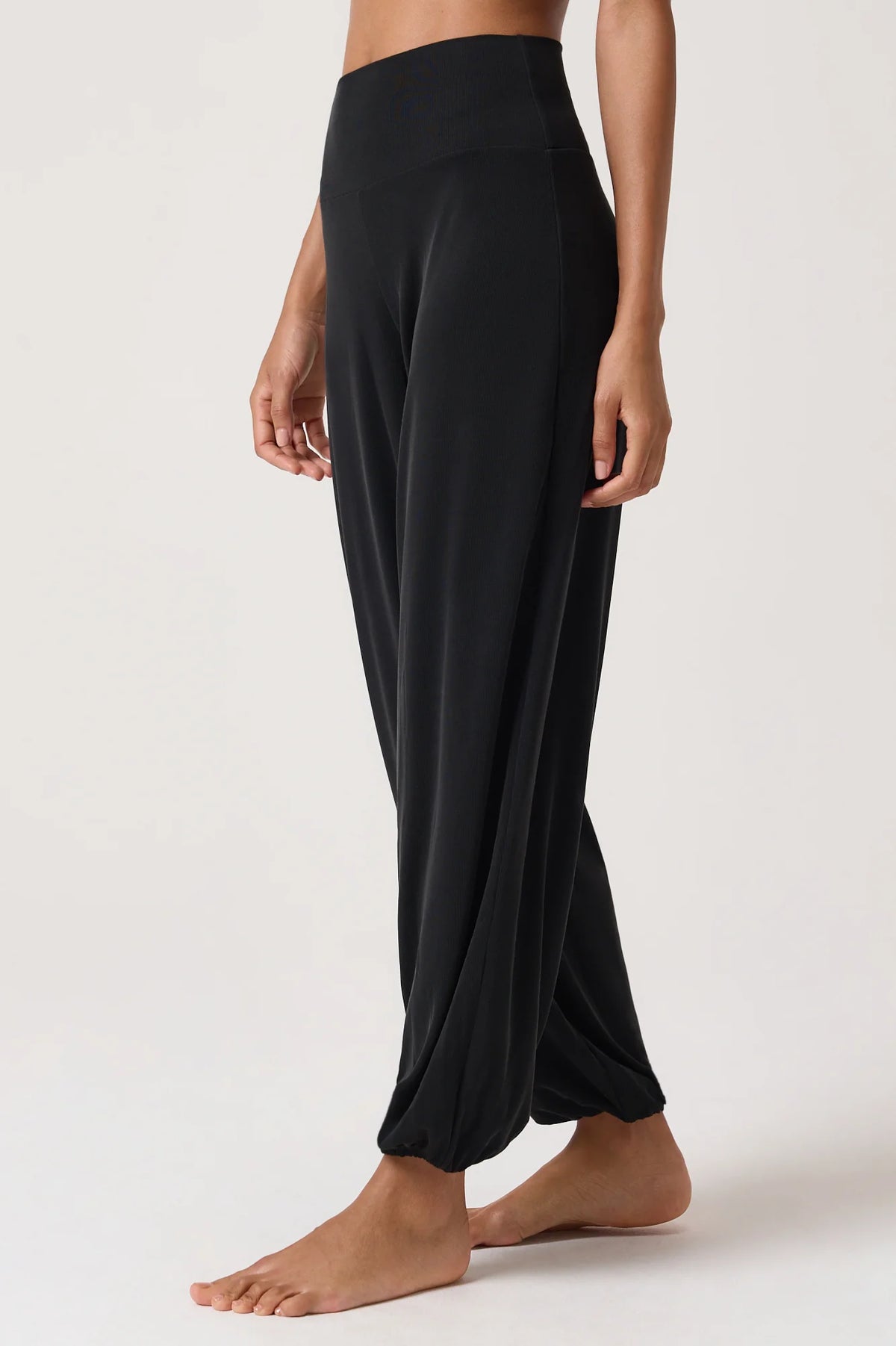 Spiritual Gangster Zen Rib Karma Jogger Pant- Black