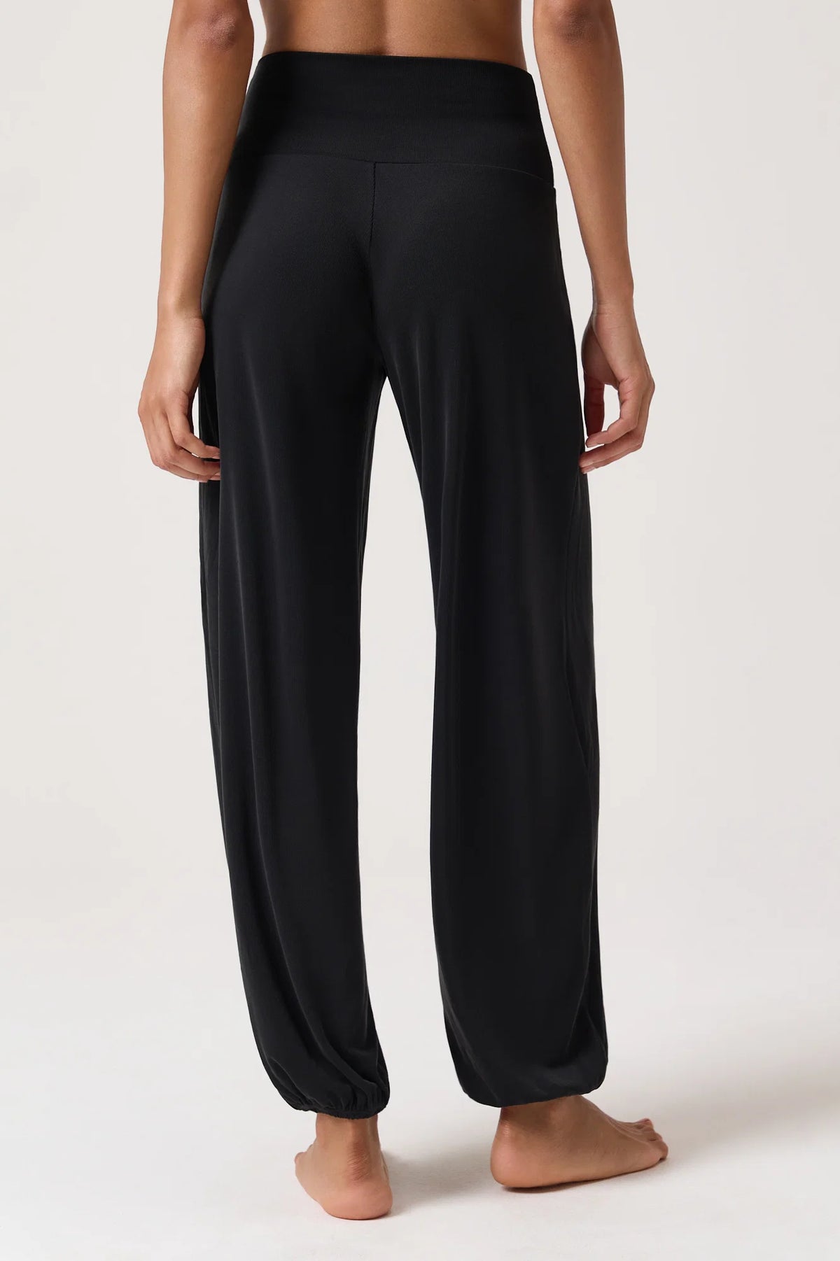 Spiritual Gangster Zen Rib Karma Jogger Pant- Black