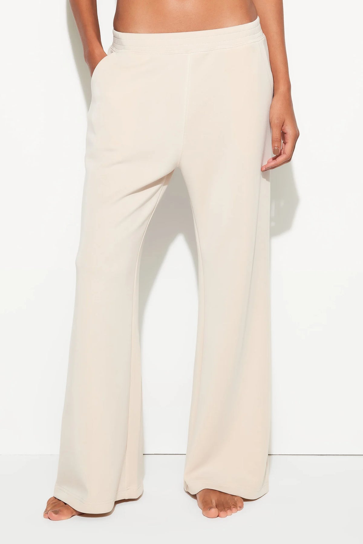 Spiritual Gangster Jensen Wide Leg Pant - Canvas