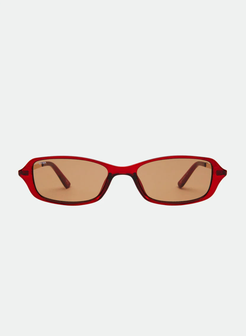 Otra Eyewear Caysee Sunglasses - Trans Cherry / Brown