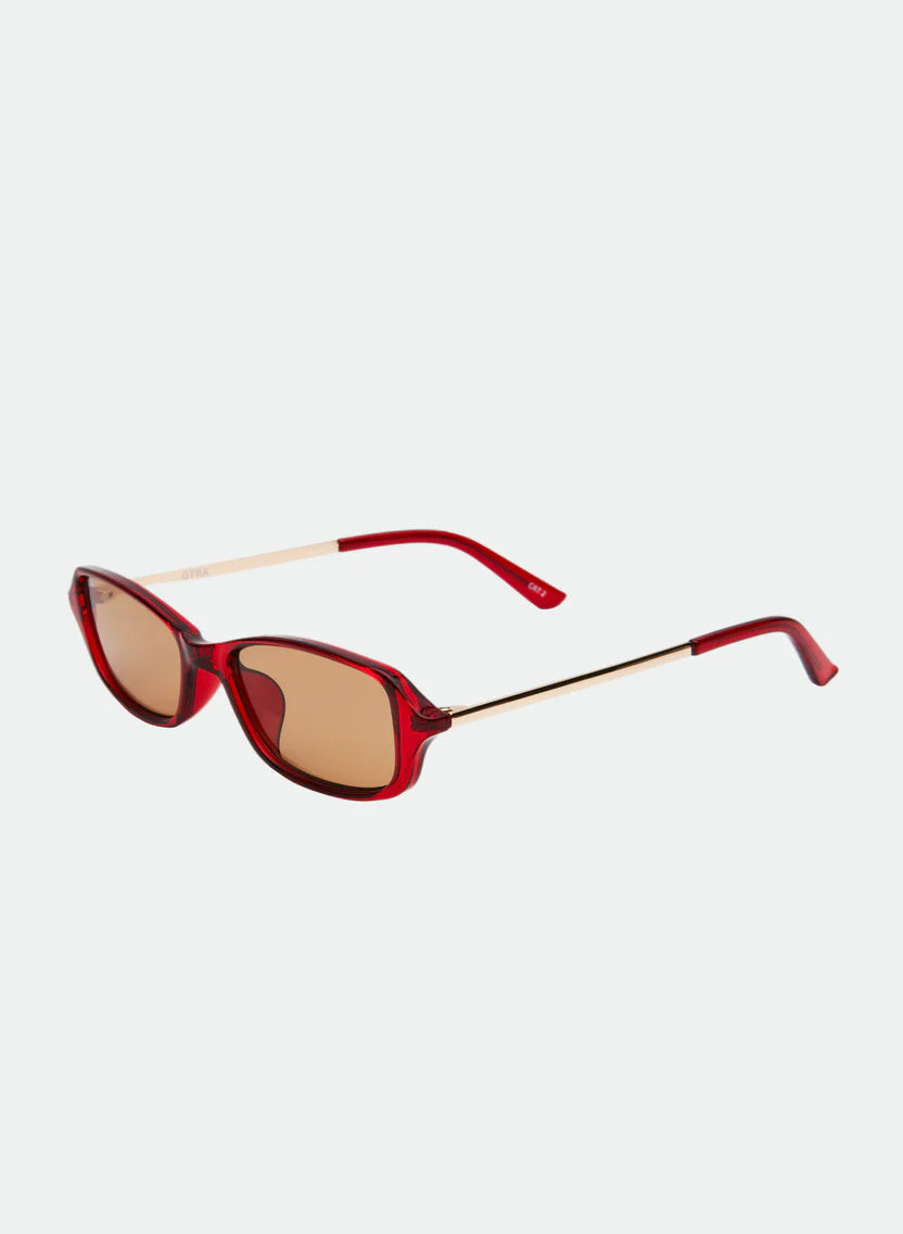 Otra Eyewear Caysee Sunglasses - Trans Cherry / Brown