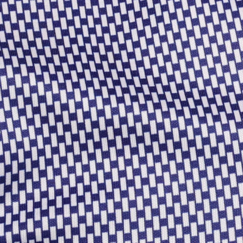 Collars & Co. Semi-Spread Collar Polo- Vantage Blue