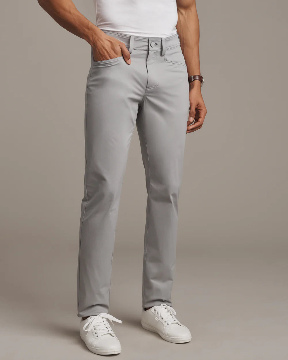Rhone Apparel Commuter Flyweight  Pant - Light Gray