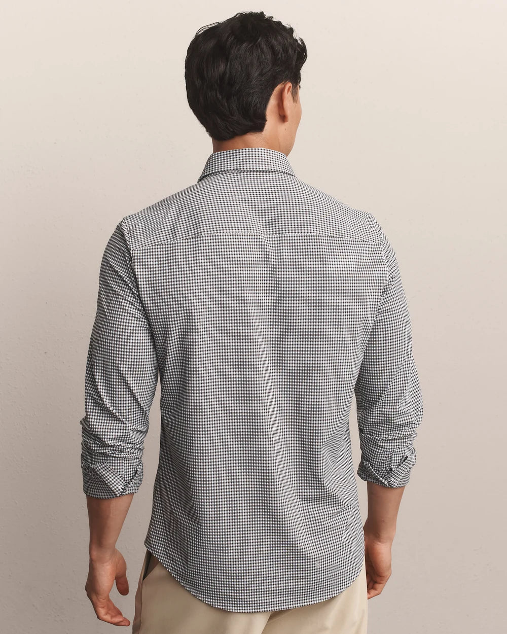 Rhone Apparel Commuter Shirt- Classic Fit- Brown Gingham