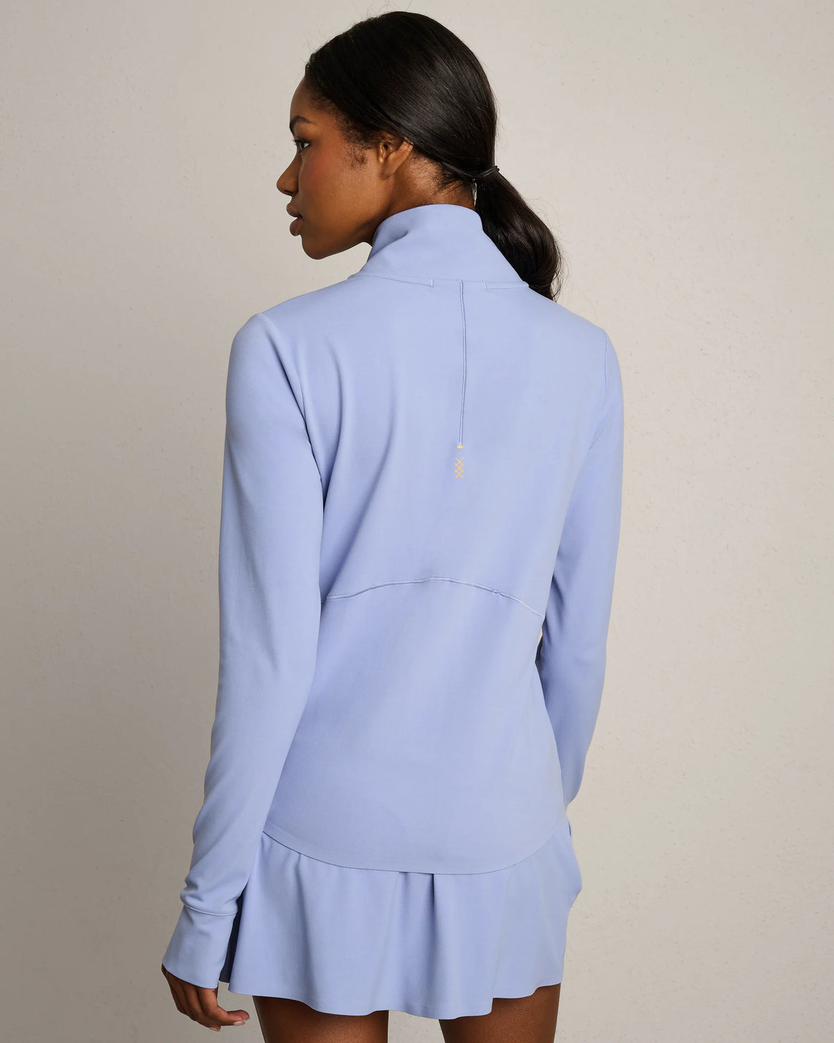 Rhone Apparel Course to Court 1/4 Zip - Blue Hydrangea