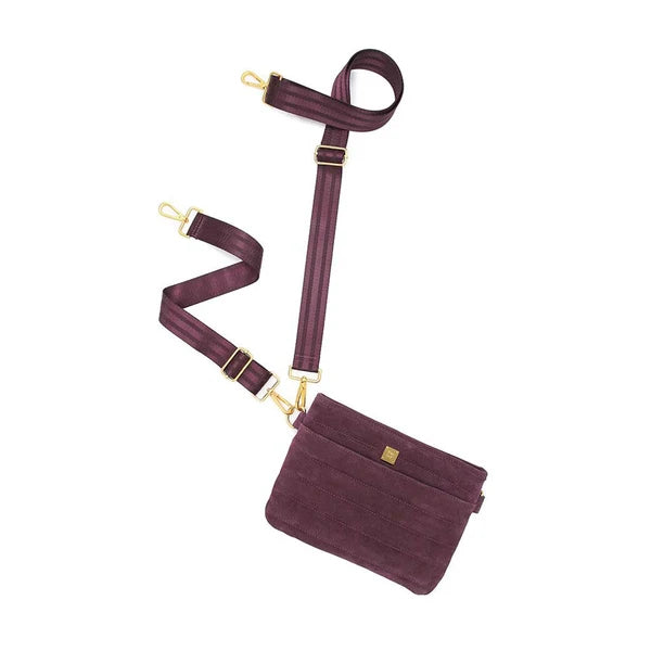 Think Royln Bum Bag 2.0 Suede- Bordeaux Suede