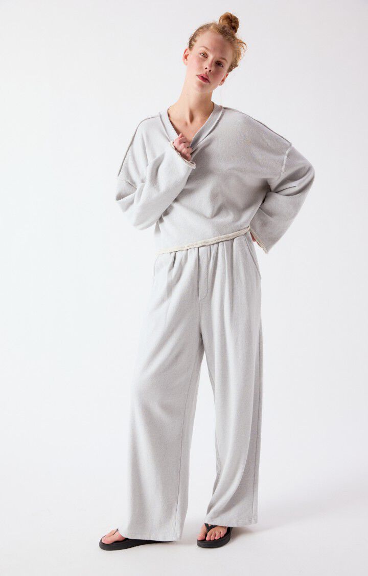 American Vintage Women's Dantown Joggers- Sky Blue Melange