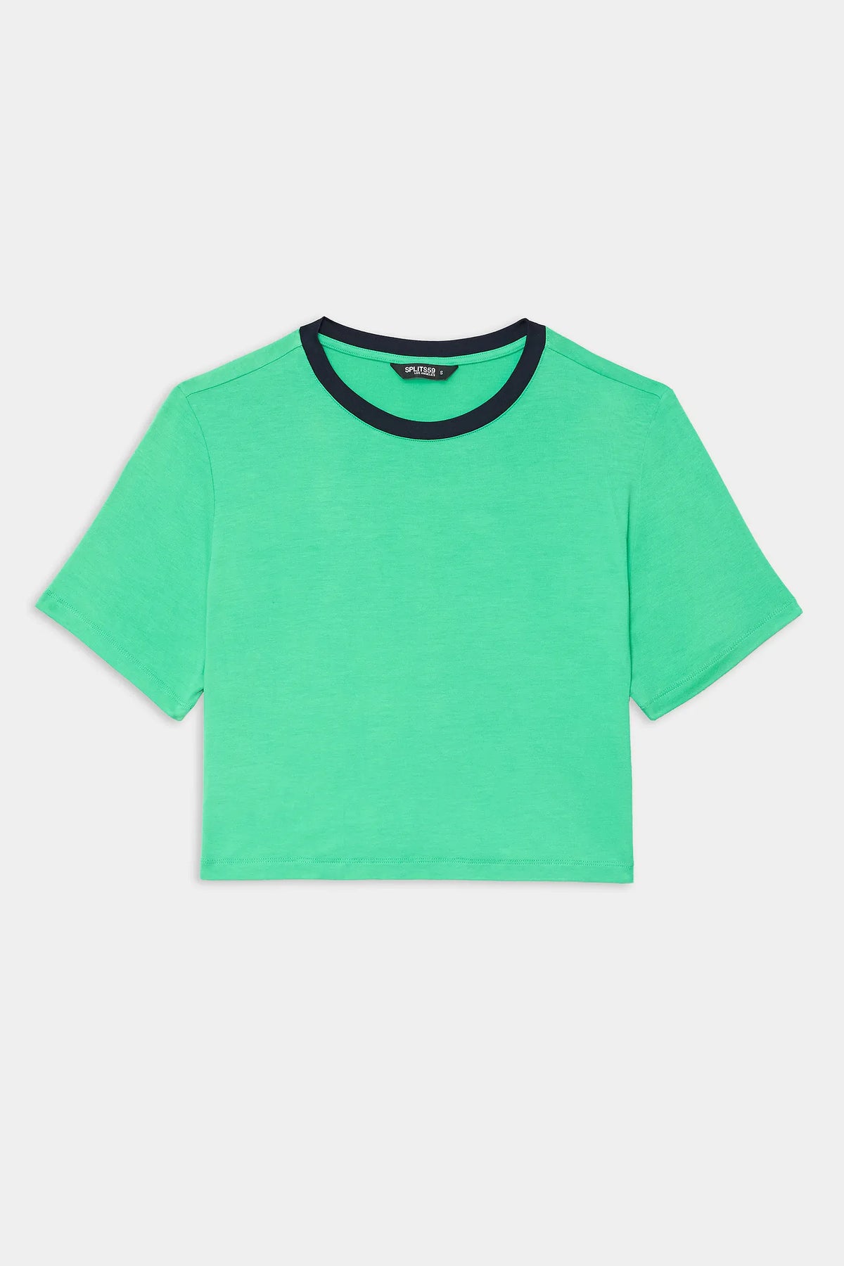 Splits 59 Djuna Crop Ringer - Spearmint/Indigo