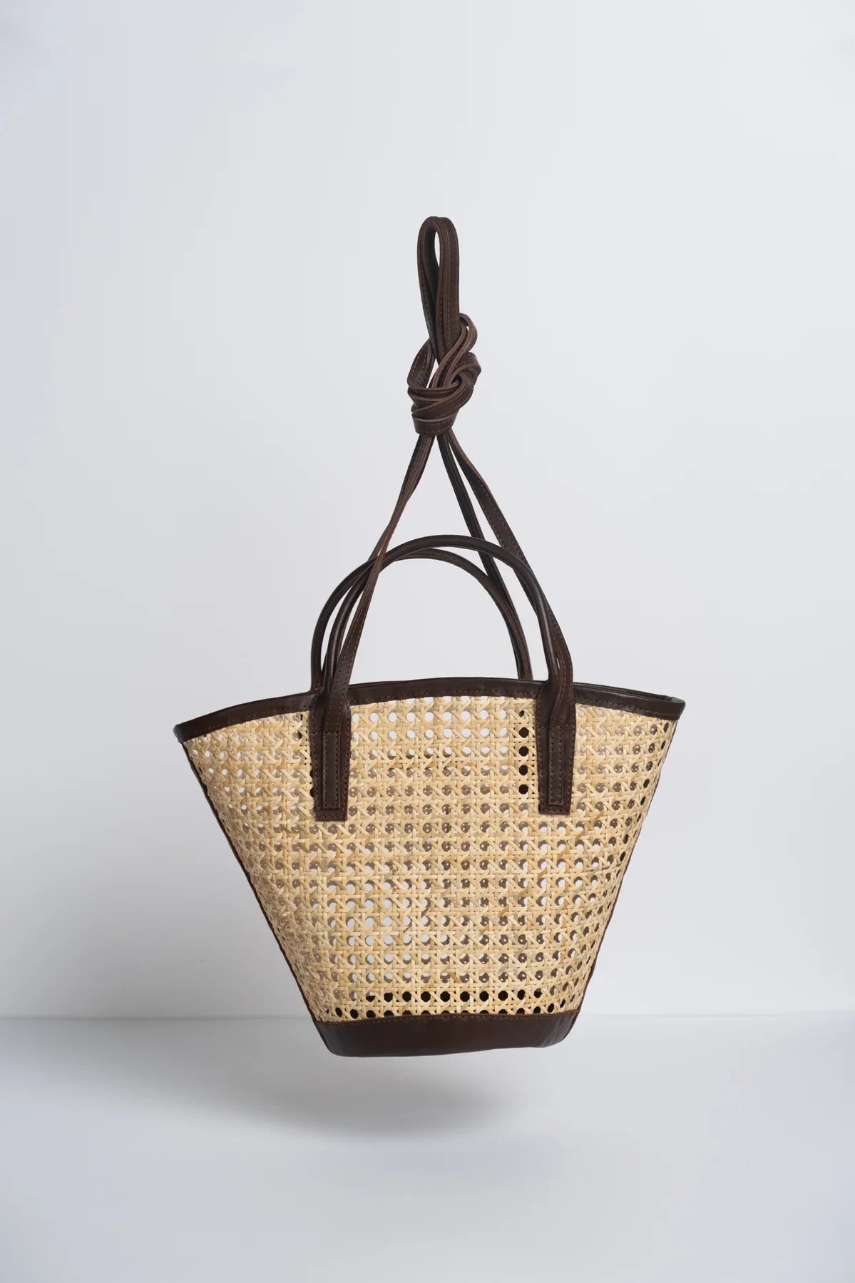 Lusana Alma Mini Bag - Dark Choc
