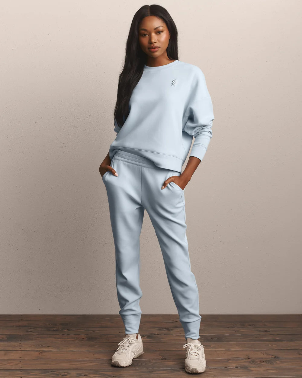 Rhone Apparel DreamGlow Crew Neck- Frost Blue