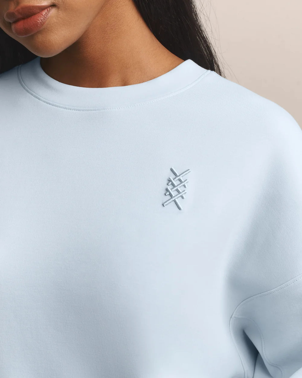Rhone Apparel DreamGlow Crew Neck- Frost Blue