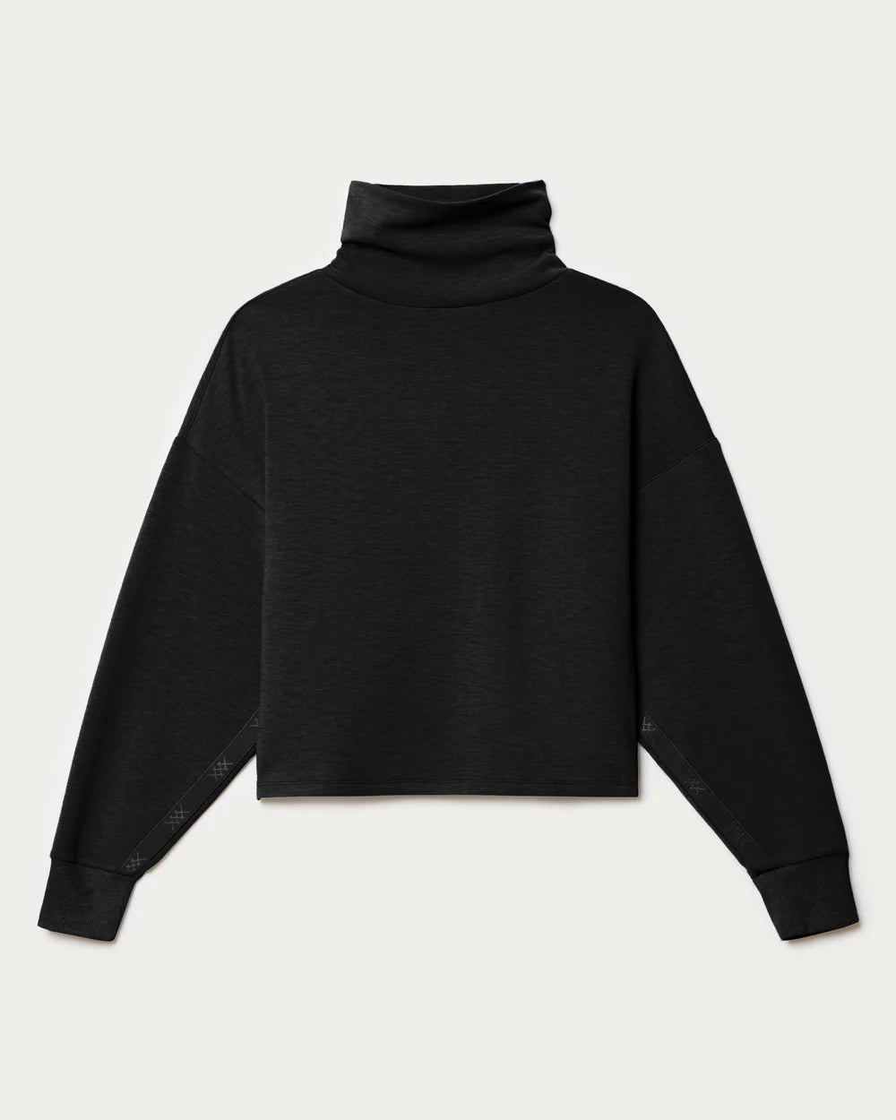 Rhone Apparel Dreamglow Mock Neck - Pure Black Heather