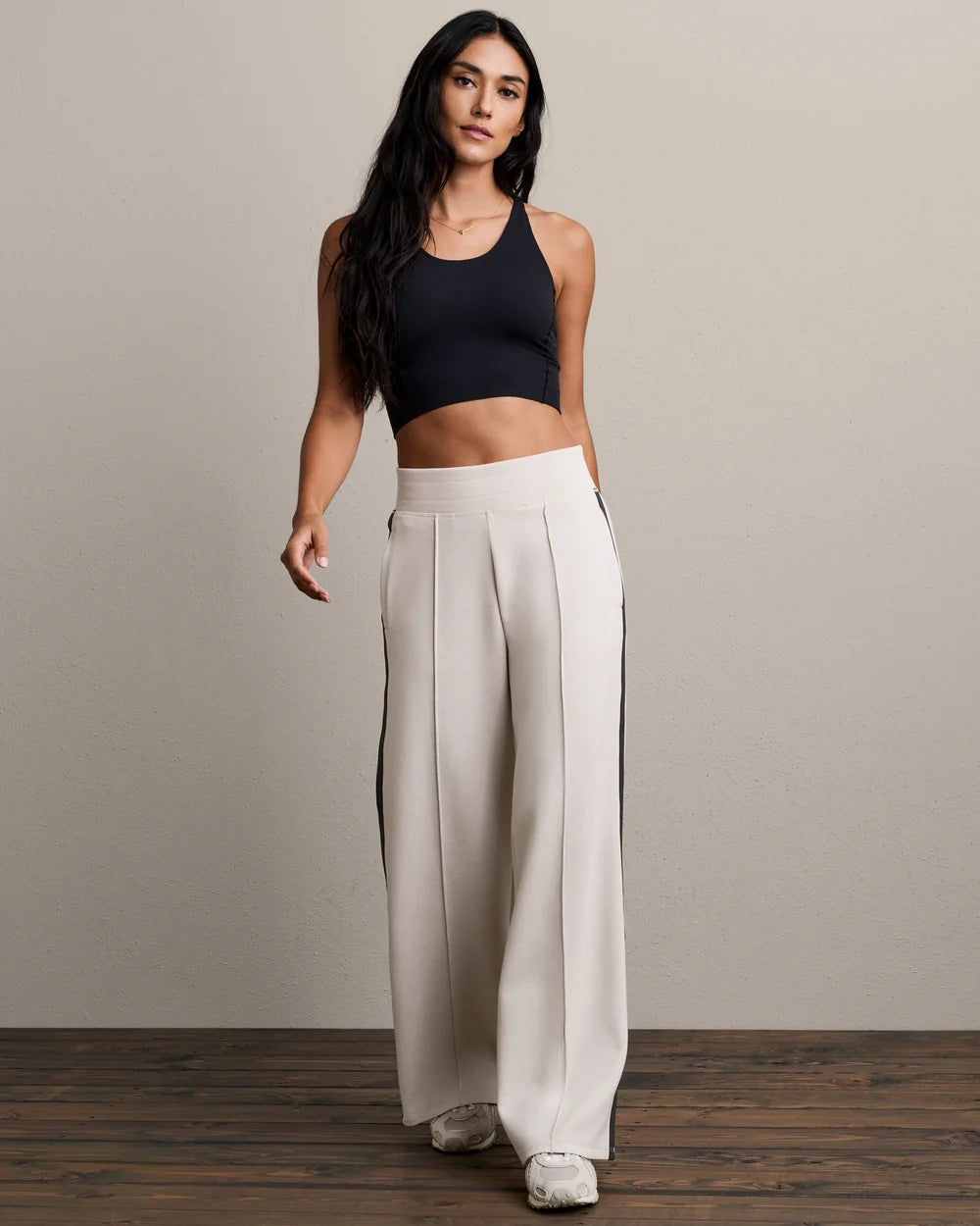 Rhone Apparel DreamGlow® Trouser- Sand/ Pure Black