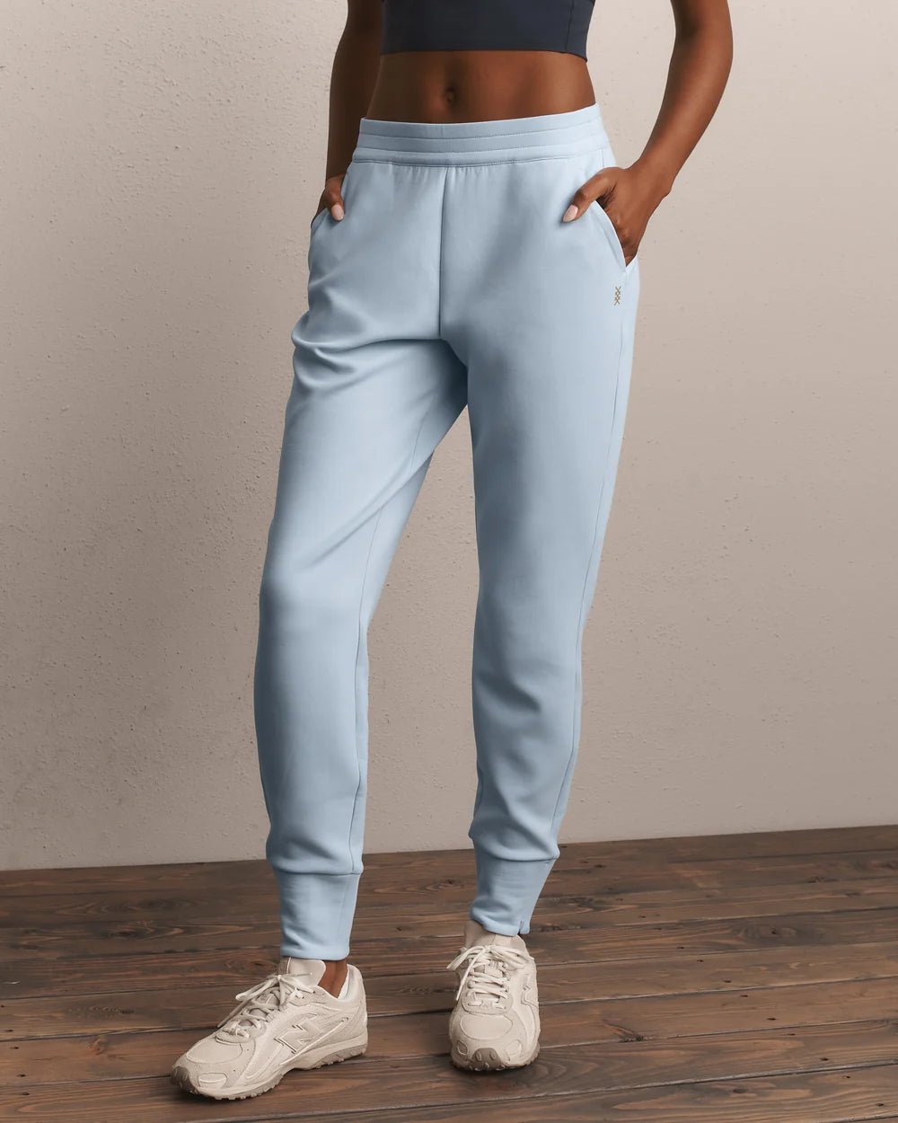 Rhone Apparel DreamGlow Zip Jogger - Frost Blue