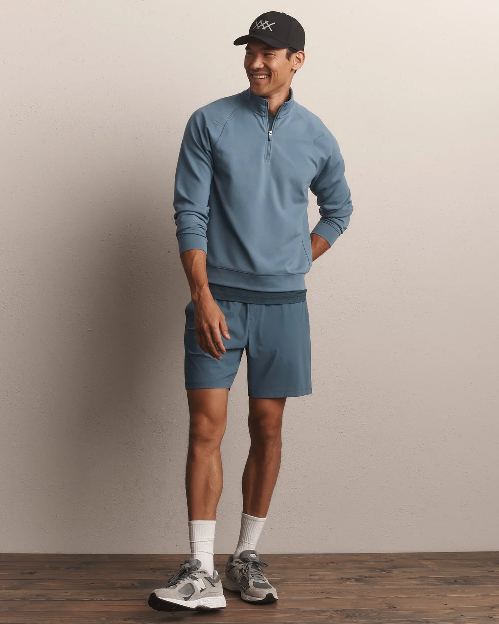 Rhone Apparel DreamState 1/4 Zip - Shadow Blue