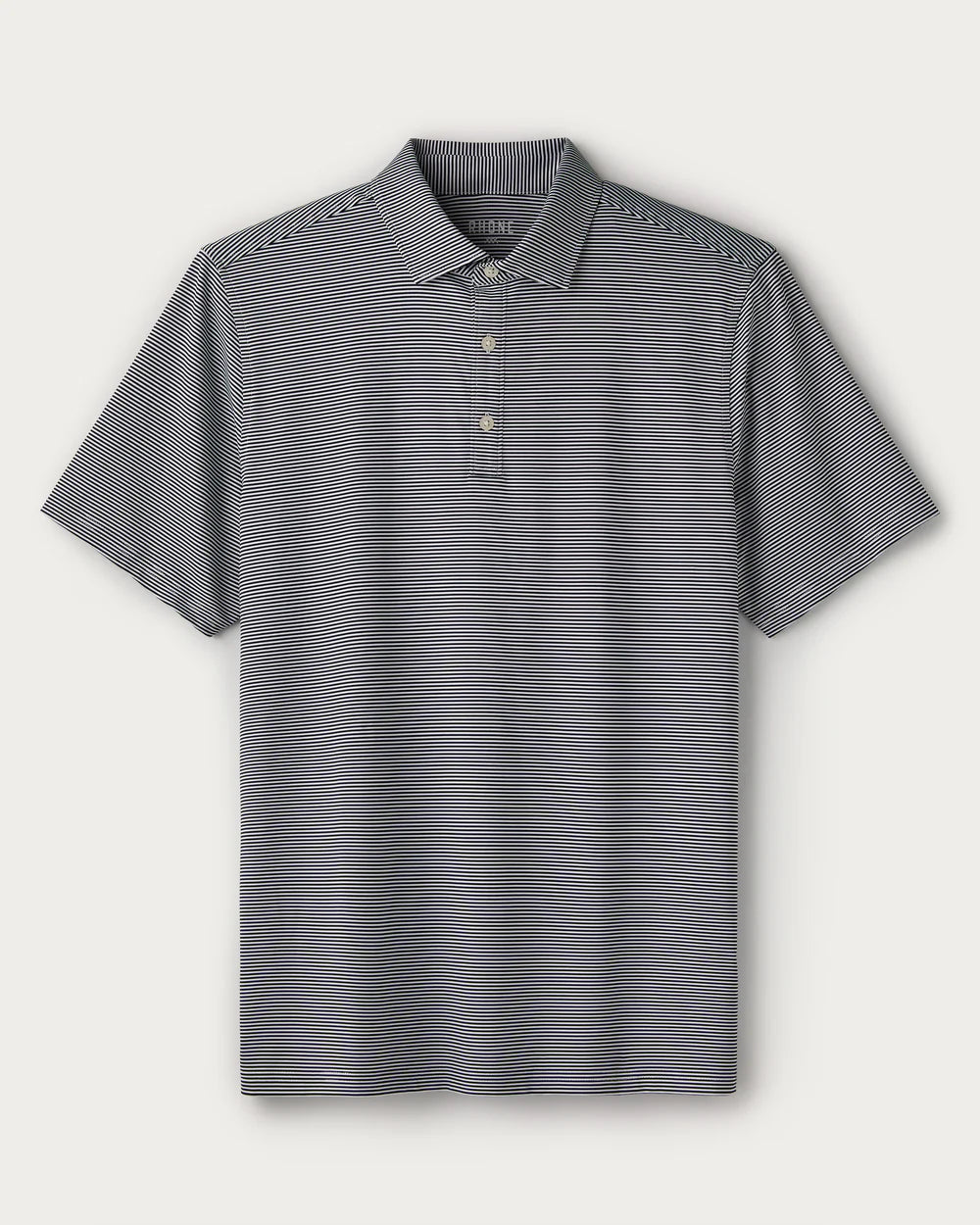 Rhone Apparel Drive Time Polo - True Navy/White Stripe