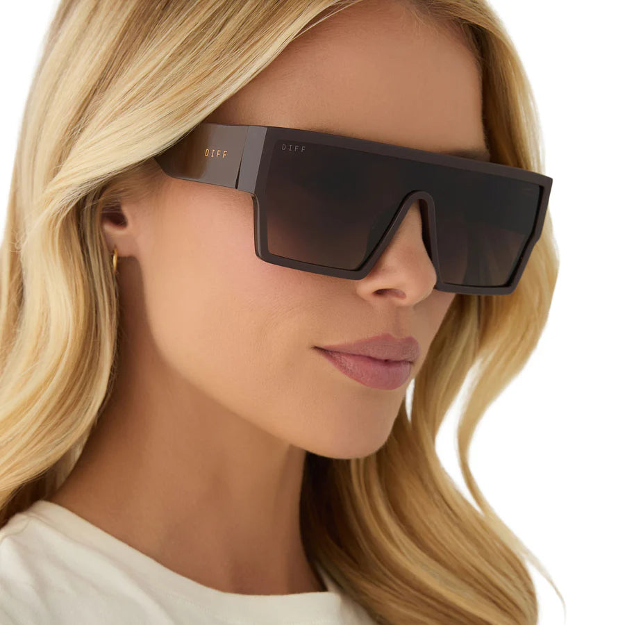 DIFF Eyewear Electra - Truffle Gradient