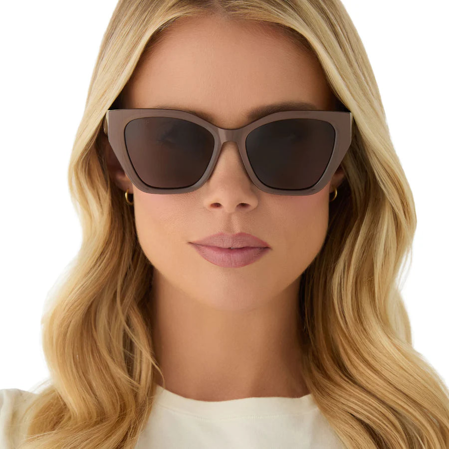 DIFF Eyewear Evie Sunglasses- Moscow mule brown