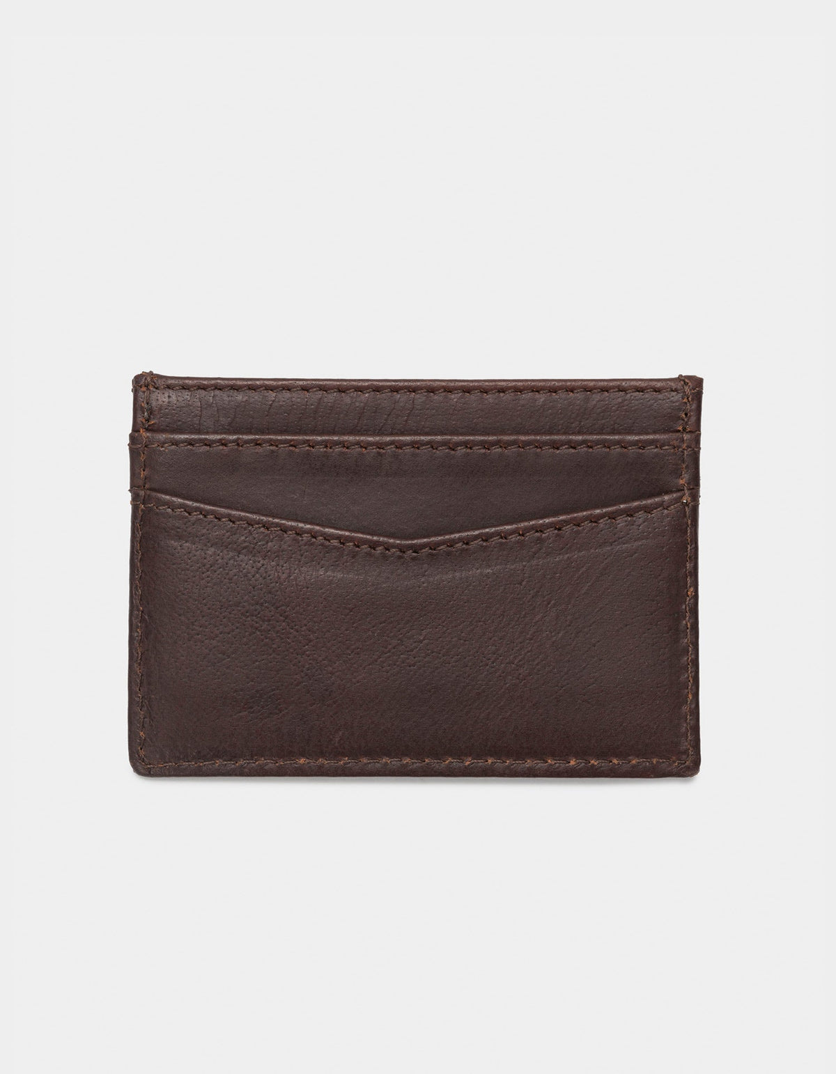 Normal Brand Leather Card Holder - Brown