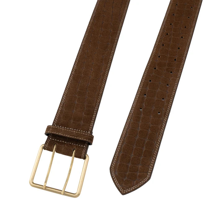 Sancia The Bruno Belt- Portobello Croc.