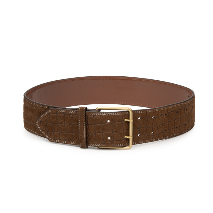 Sancia The Bruno Belt- Portobello Croc.