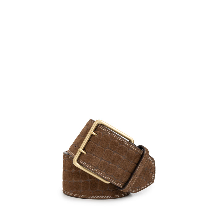 Sancia The Bruno Belt- Portobello Croc.