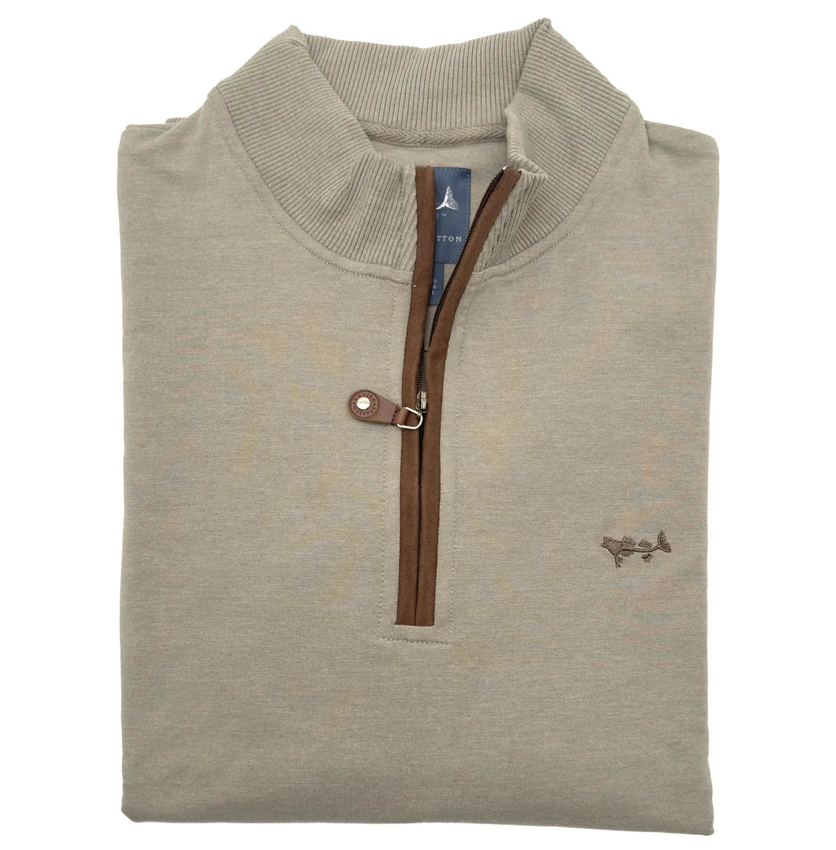 Coastal Cotton Quarter Zip- Hazel