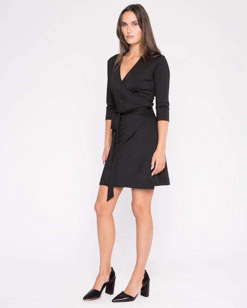 Ripley Rader Jersey Wrap Dress - Black