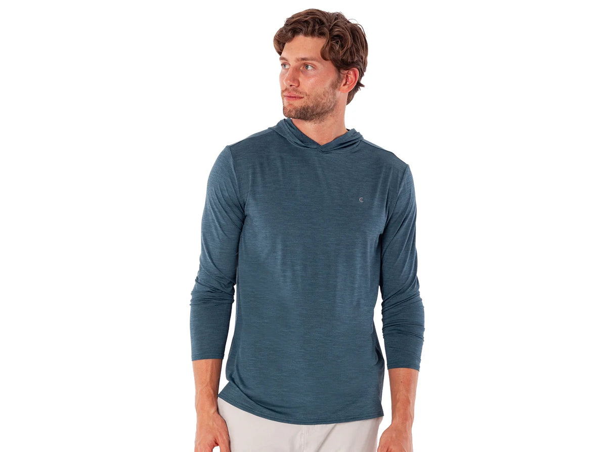 Criquet Performance Sport Hoodie - Lake Blue