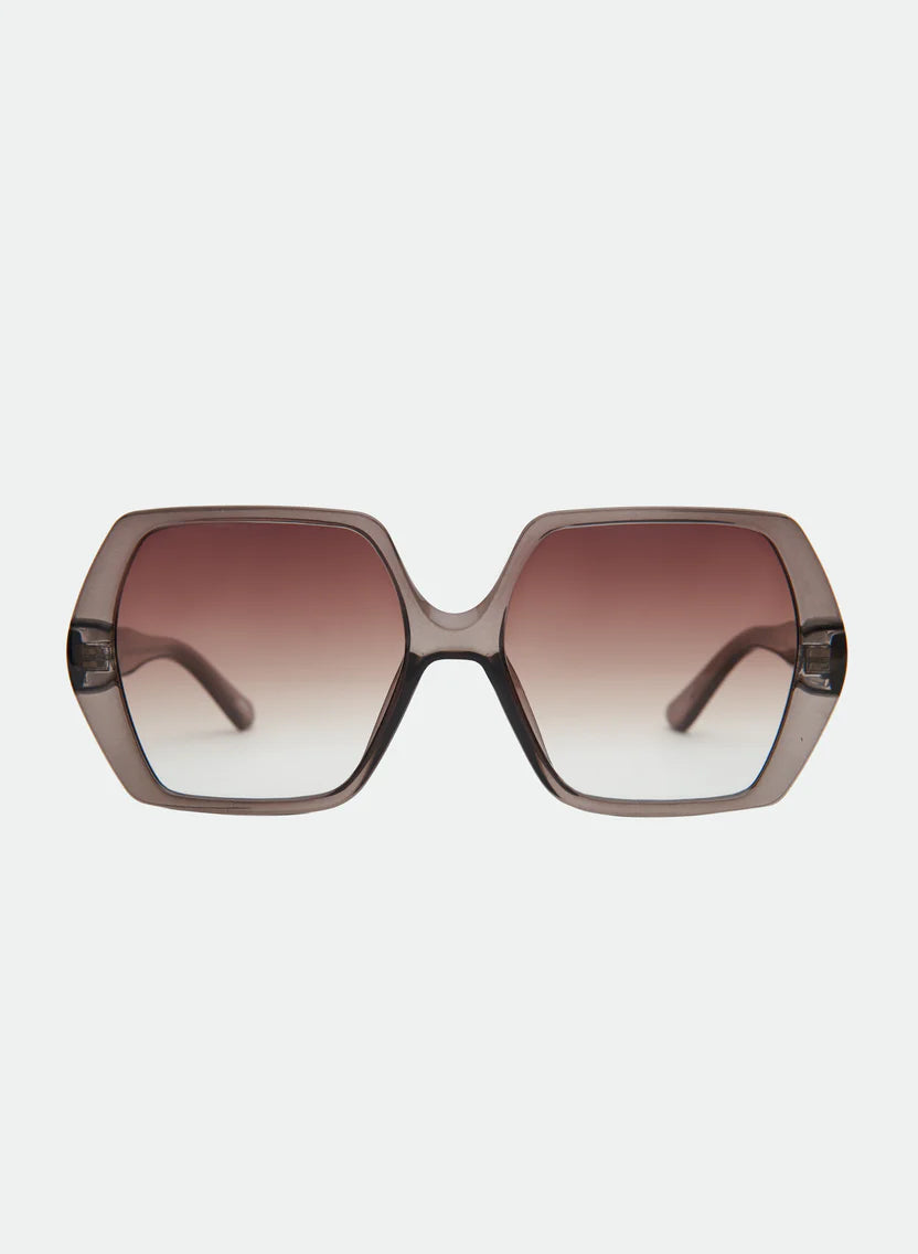 Otra Eyewear Fleur Sunglasses - Trans Maple / Brown Fade
