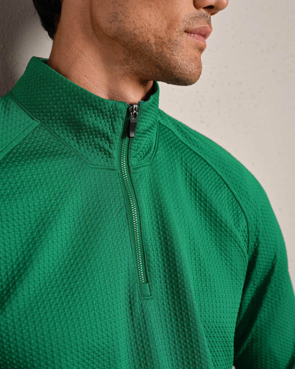 Rhone Apparel Founders Golf 1/4 Zip - Fern Green