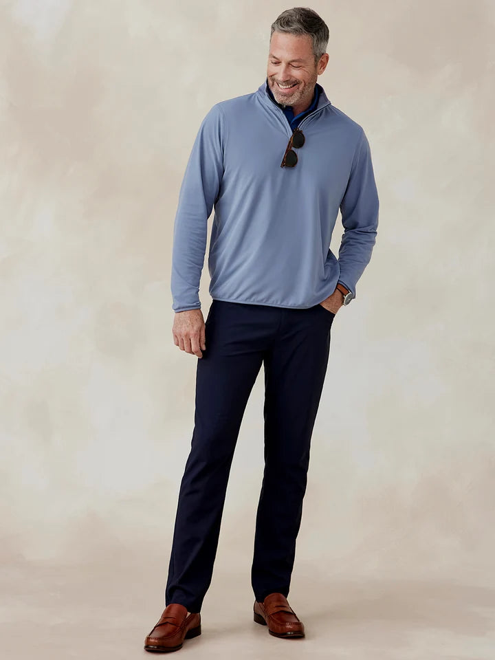 Tasc Stratford Performance Quarter Zip- Anchor
