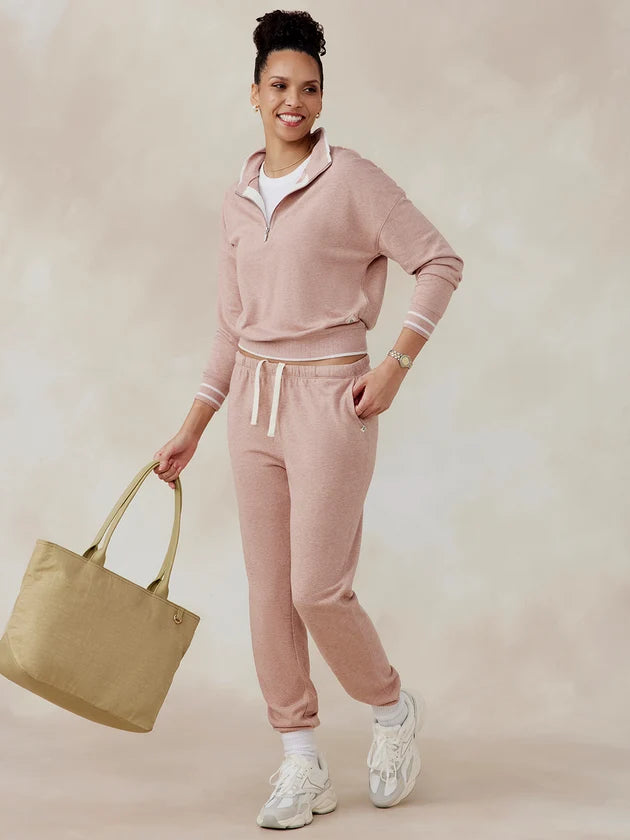 Tasc Stadium French Terry Sweatshirt - Antique Rosy Heather