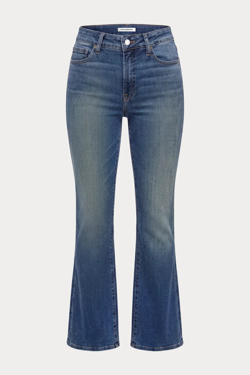 Good American Soft Tech Good Petite Bootcut Jeans- Newcrest