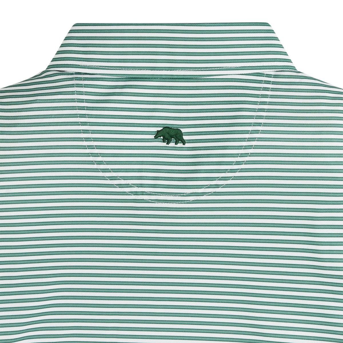 Onward Reserve Guide Stripe Performance Pique Polo - Mallard Green